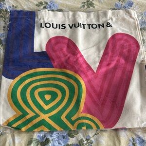 Louis Vuitton Canvas COA Tote with Bold Multicolor Design